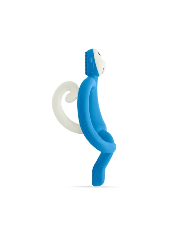 Matchstick Monkey Beißring / Zahnungshilfe Affe Original blau