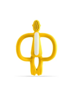 Matchstick Monkey Beißring / Zahnungshilfe Affe Original gelb