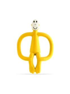 Matchstick Monkey Beißring / Zahnungshilfe Affe Original gelb