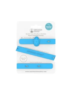 Matchstick Monkey Halteband zur Befestigung an Kinderwagen, Autositz, Stuhl blau