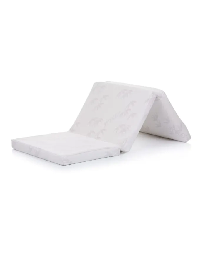 Matratze faltbar 120x60x6 cm in weiß