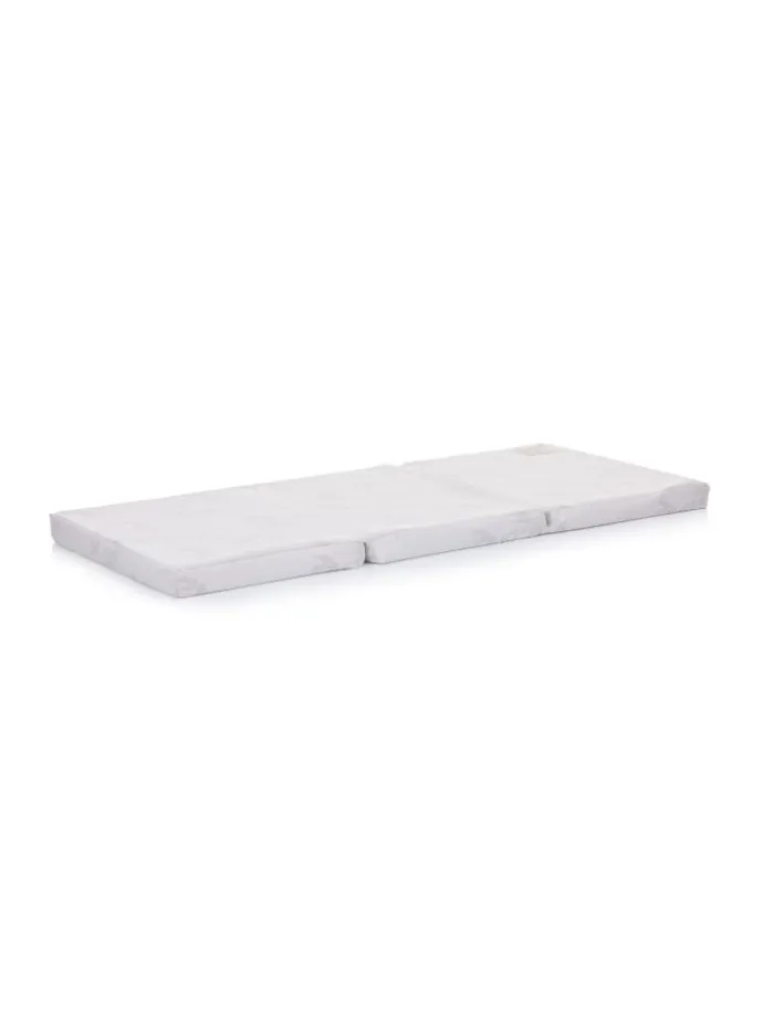 Matratze faltbar 120x60x6 cm in weiß