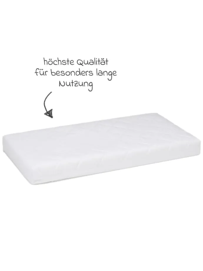 Matratze für Beistellbett Nino 555 90 x 45 in weiss