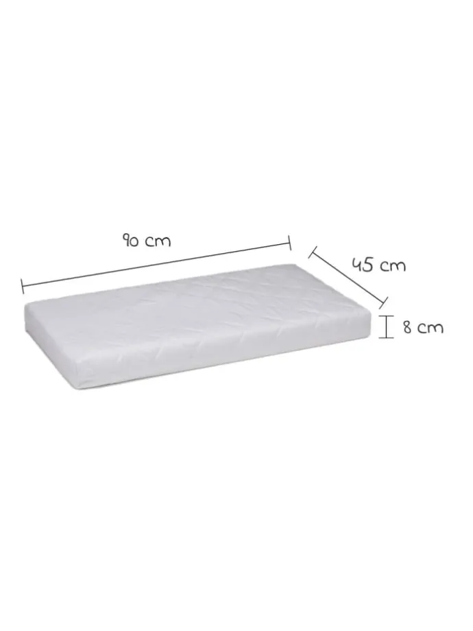 Matratze für Beistellbett Nino 555 90 x 45 in weiss