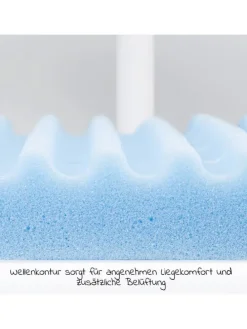 Matratze Medicot Wave für Beistellbett Maxi, in blau