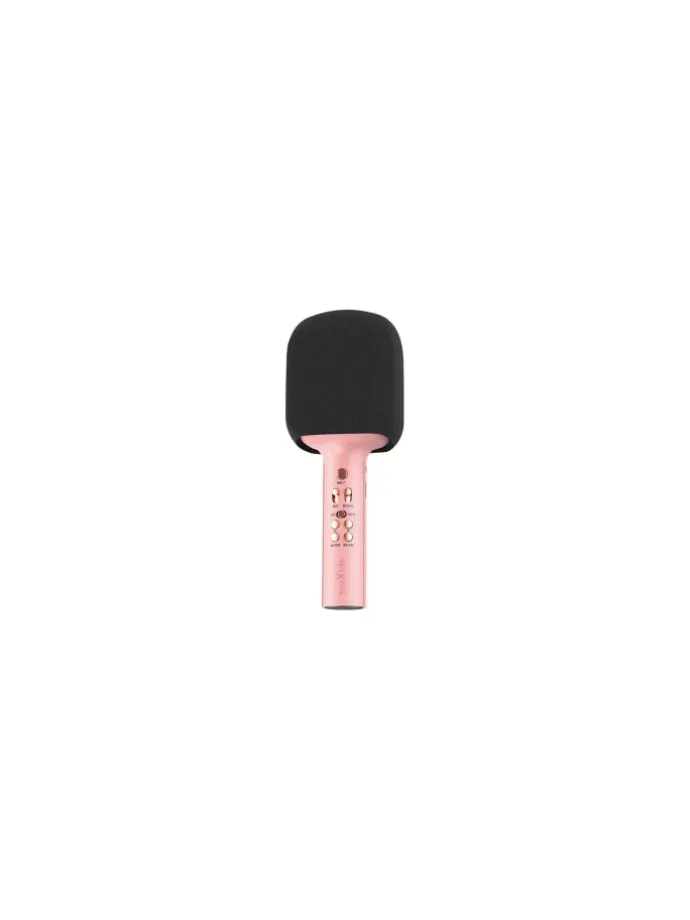Maxlife Bluetooth-Mikrofon mit Lautsprecher MXBM-600 Pink in Rosa