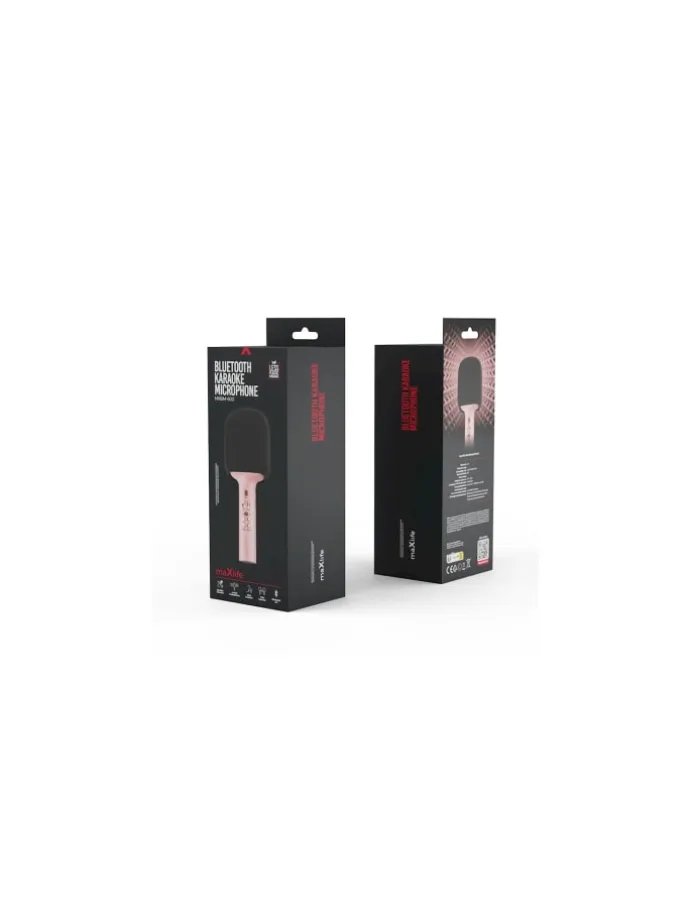 Maxlife Bluetooth-Mikrofon mit Lautsprecher MXBM-600 Pink in Rosa