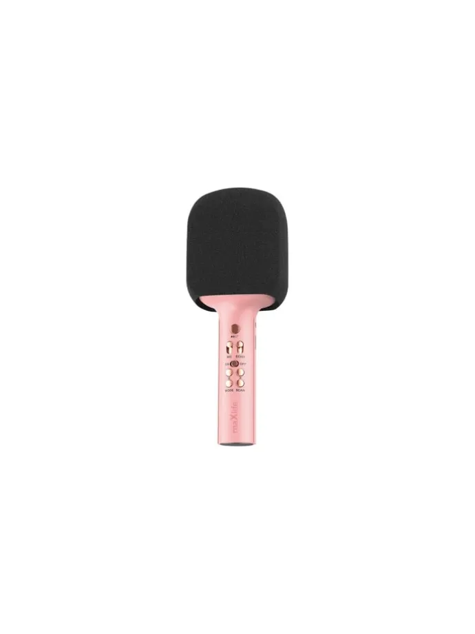 Maxlife Bluetooth-Mikrofon mit Lautsprecher MXBM-600 Pink in Rosa