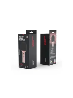 Maxlife Bluetooth-Mikrofon mit Lautsprecher MXBM-600 Pink in Rosa