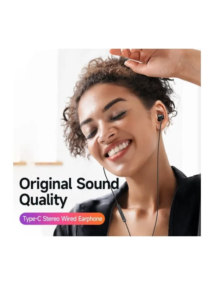 Mcdodo In-Ear, kabelgebundener Kopfhörer, USB-C (schwarz)