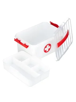 Medizinbox in Weiß