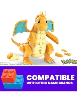 MEGA Pokémon Dragoran 388-tlg.Bauset mit Kurbel Actionfigur 8 Jahren HKT25