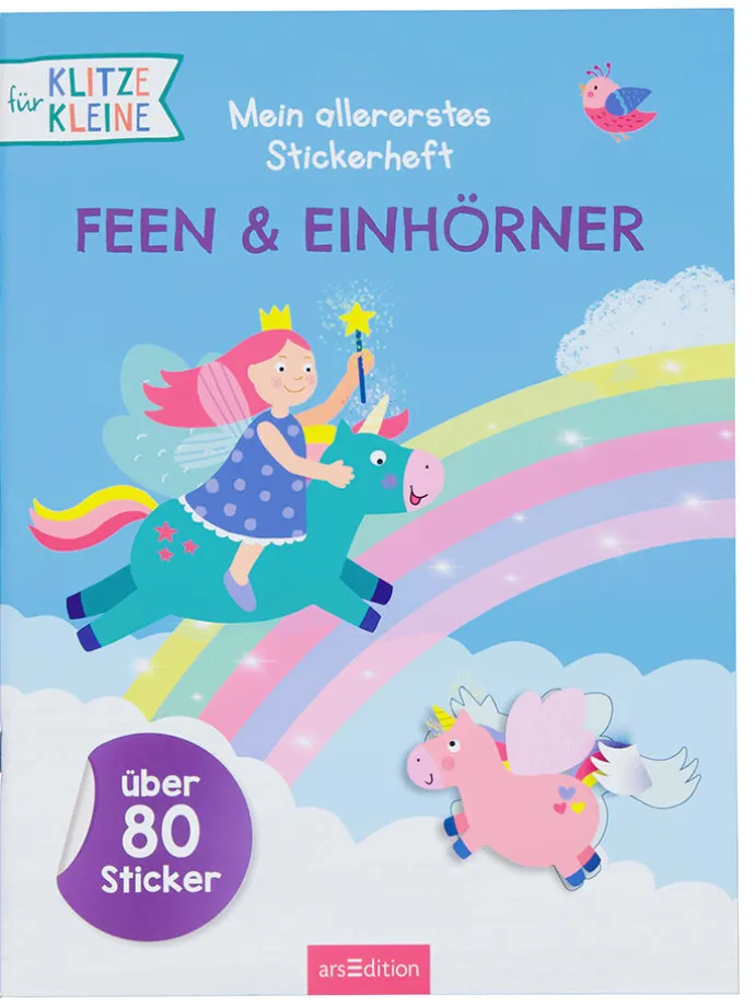 Mein allererstes Stickerheft "Für Klitzekleine - Feen & Einhörner"