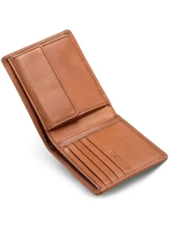 Memphis Geldbörse RFID Schutz Leder 12.5 cm in camel