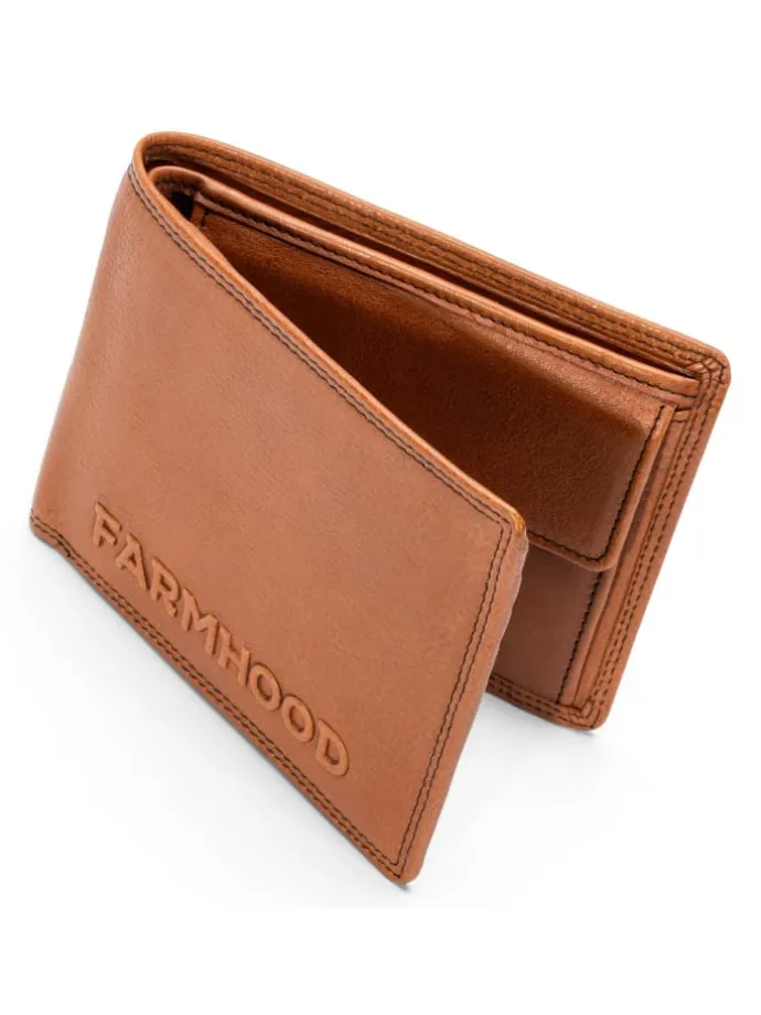 Memphis Geldbörse RFID Schutz Leder 12.5 cm in camel