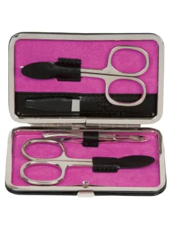 Merino Moda Maicure-Set 11,5 cm in schwarz