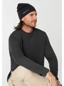 Merino Mütze EVERYDAY HAT in schwarz