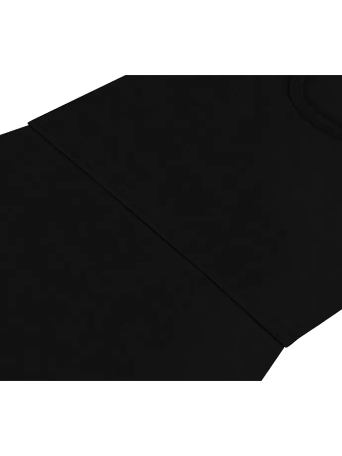 Merino Umstands-Langarm-Shirt Cambria in Schwarz