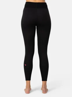 Merinowoll-Thermounterhose "Tale" in Schwarz/ Grau