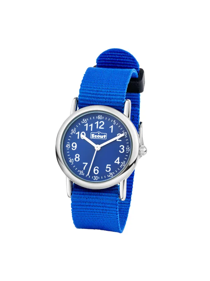 Metall in blau