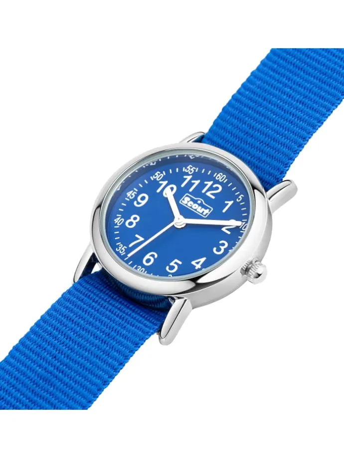 Metall in blau