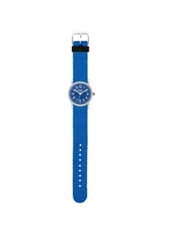 Metall in blau