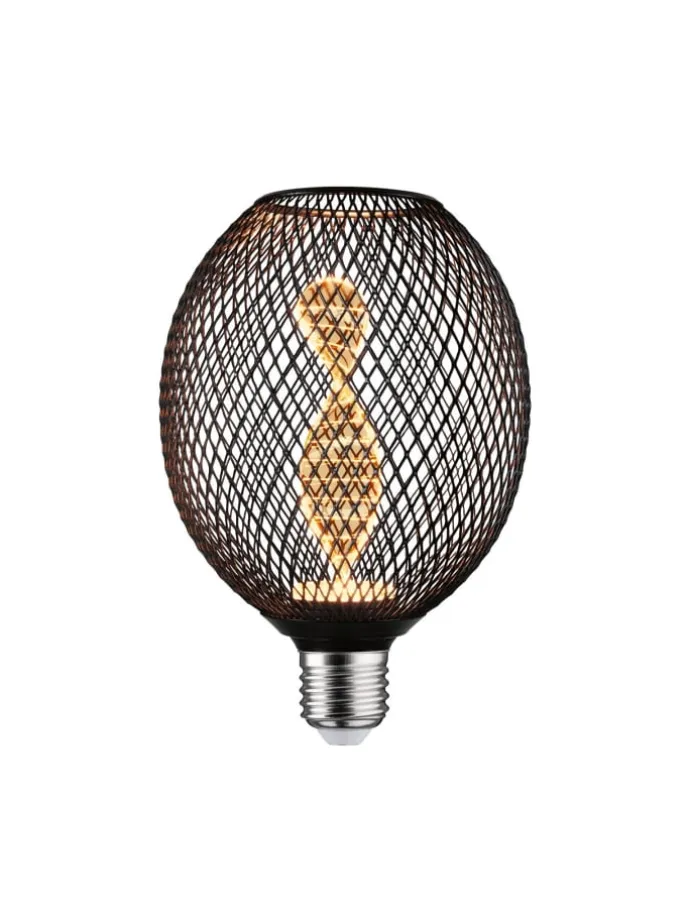 Metallic Glow Standard 230V LED Globe Helix