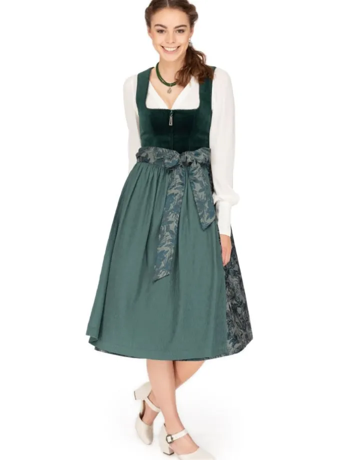 Mididirndl IRSEE in grün