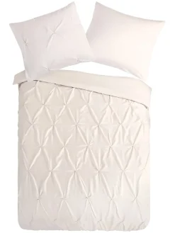 Mikrofaser-Bettwäsche-Set "Elegance" in Creme