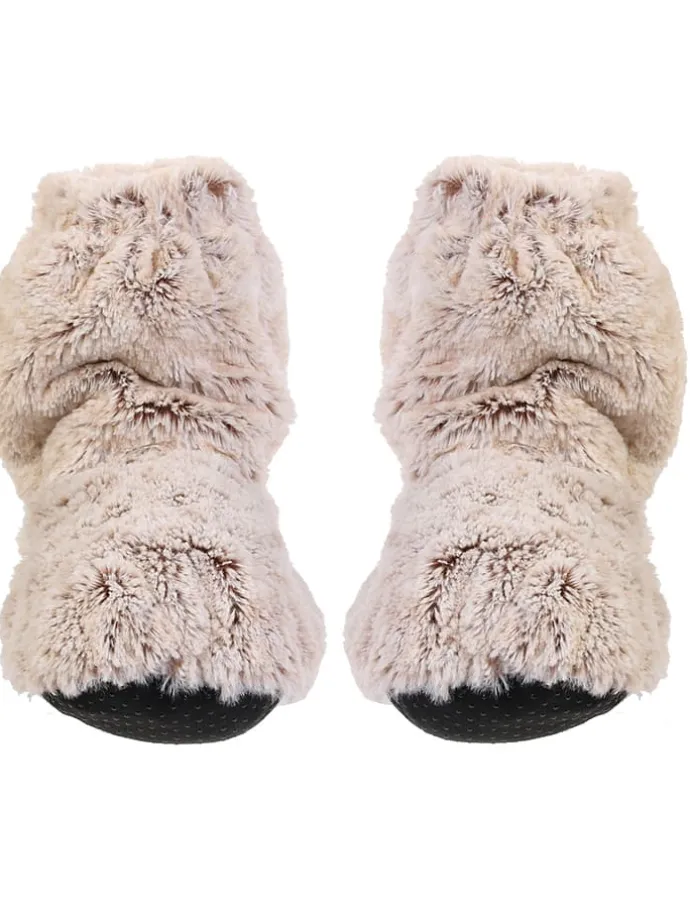 Mikrowellen-Fußwärmer in Beige