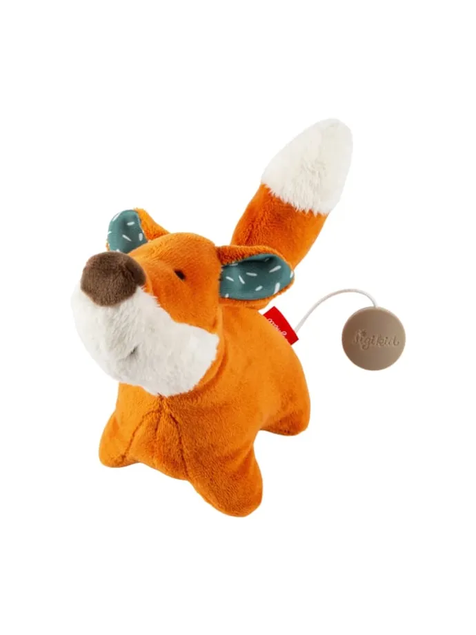 Mini Spieluhr Fuchs in orange