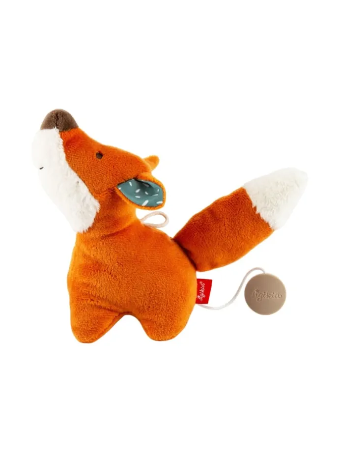 Mini Spieluhr Fuchs in orange