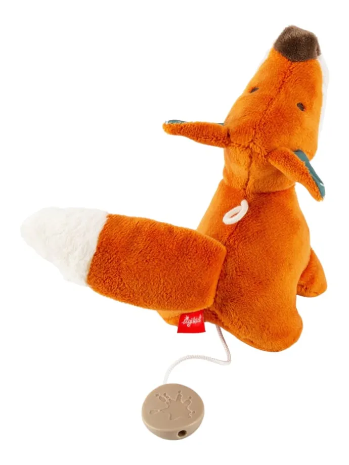 Mini Spieluhr Fuchs in orange