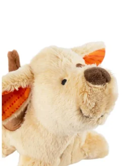 Mini Spieluhr Hund in beige