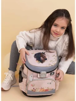 Mini-Fit Horse Chestnut Schulranzen Set 5-teilig mit extra Schlüsselanhänger
