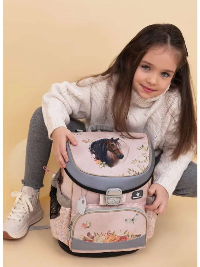 Mini-Fit Horse Chestnut Schulranzen Set 5-teilig mit extra Schlüsselanhänger