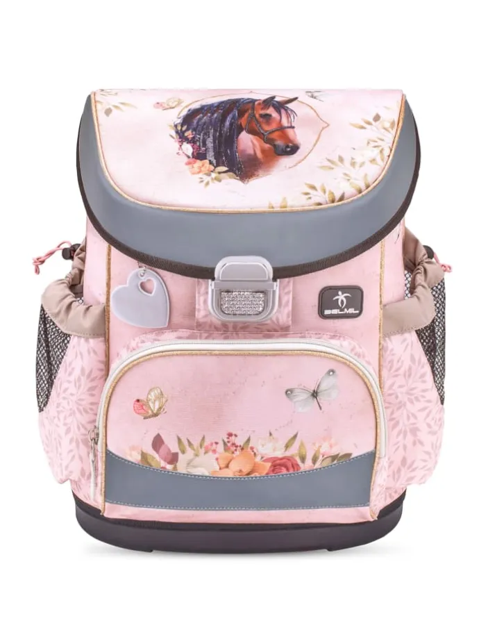 Mini-Fit Horse Chestnut Schulranzen Set 5-teilig mit extra Schlüsselanhänger