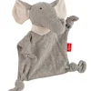 Mini-Schnuffeltuch Elefant in grau