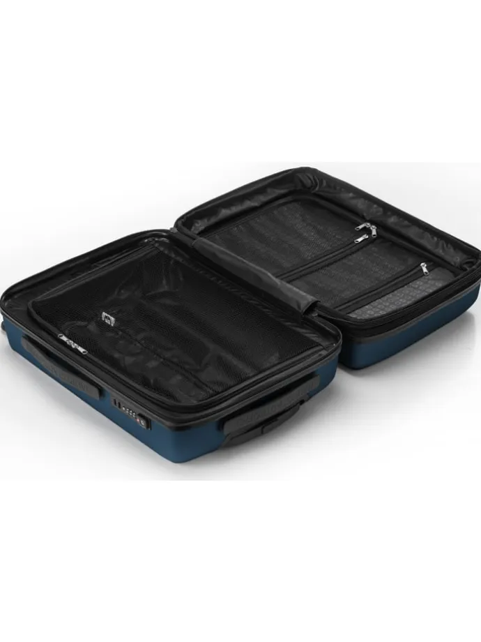 Mitte - Großer Reisekoffer Trolley 77cm XXL Erweiterung TSA 130L in Dunkelblau