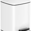 Mülleimer ''SquareSingle'' in Weiß - 6 l