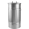 Mülltonne Oskar ZINC in Silber