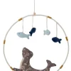Mobile "Lulo" in Blau/ Creme