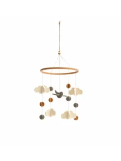 Mobile Wolke in Beige