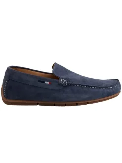 Mokassins in Blue