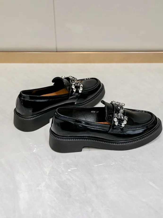 Mokassins in Schwarz