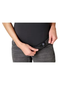 Mom Fit 7/8 Jeans Azua in Grey Denim