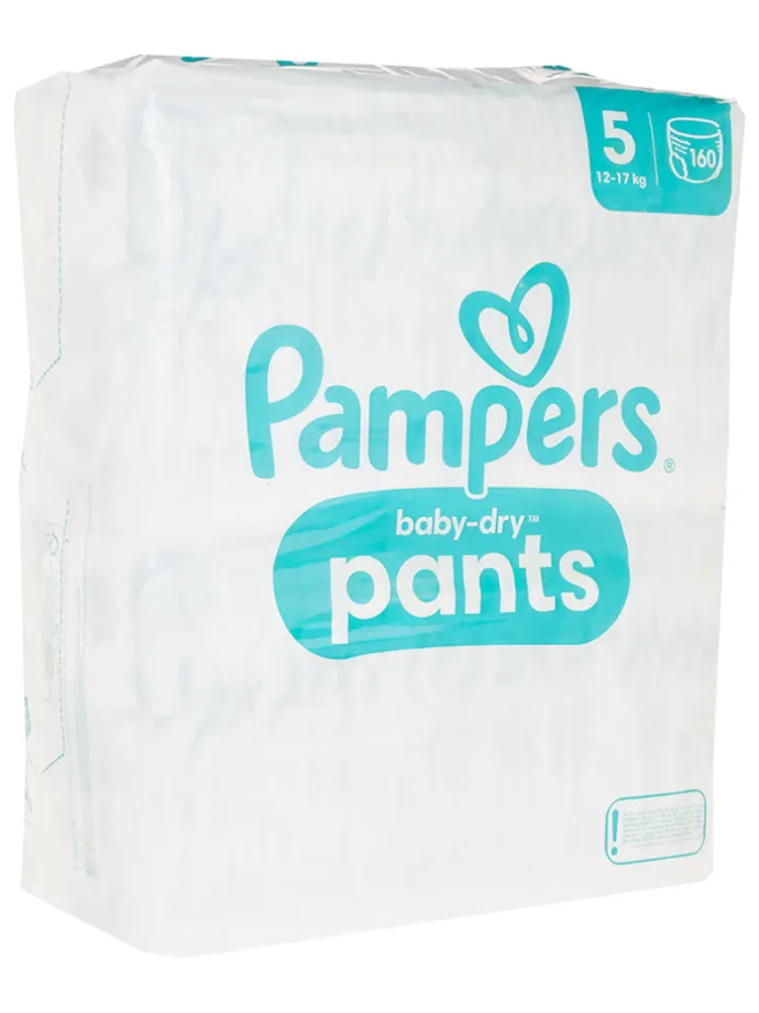 Monatspackung Windeln "Baby Dry Pants", Gr. 5, 12-17 kg (160 Stück)