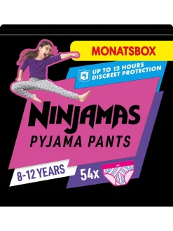Monatspackung Windeln "Ninjamas", 8-12 Jahre, 27-43 kg (54 Stück)