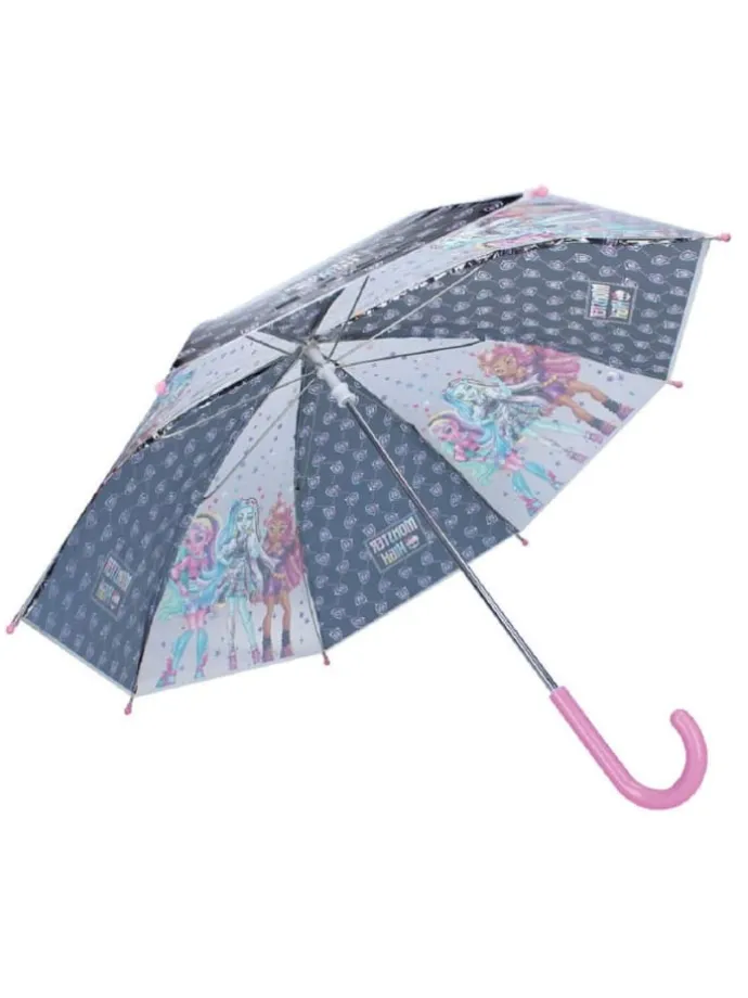 Monster High Regenschirm 60 Ø cm Regentage Coole Schirm für in Rosa
