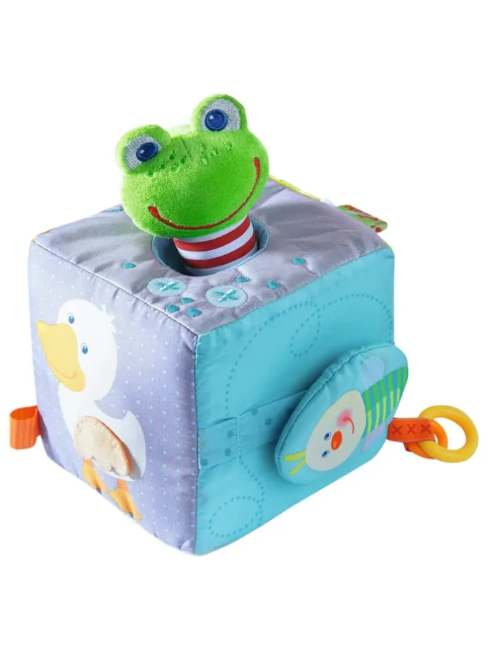Motorikwürfel Spielwürfel Zauberfrosch in mehrfarbig